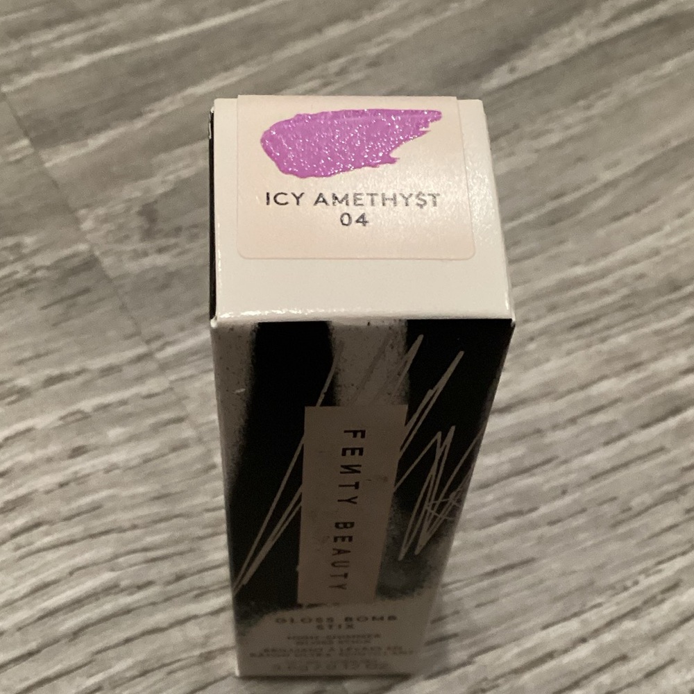 New Fenty Beauty by Rihanna Gloss Bomb Stix High-Shine Gloss Stick Icy Amethy$t - Picture 6 of 7